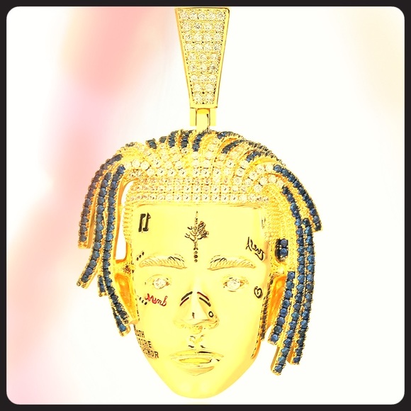 Xxxtentacion Heartbreak Necklace! Stainless Steel & Black  XXXTENTACION CHAIN!